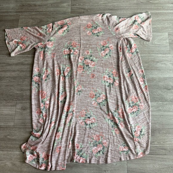 Torrid Kimono Floral Print Hi Low Duster Cardigan Size 2x - Picture 10 of 10